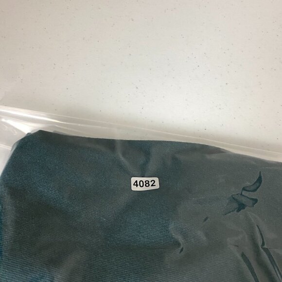 Madewell Button Sleeve Turtleneck Long Sleeve Shirt Womens XS Green Oversized - Picture 7 of 7